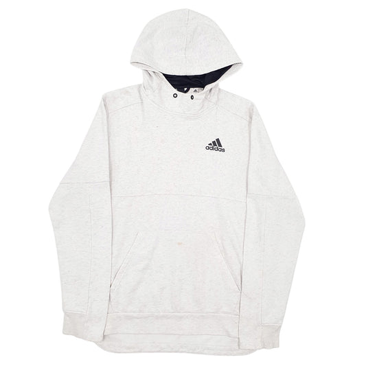 Mens Grey Adidas  Hoodie Jumper