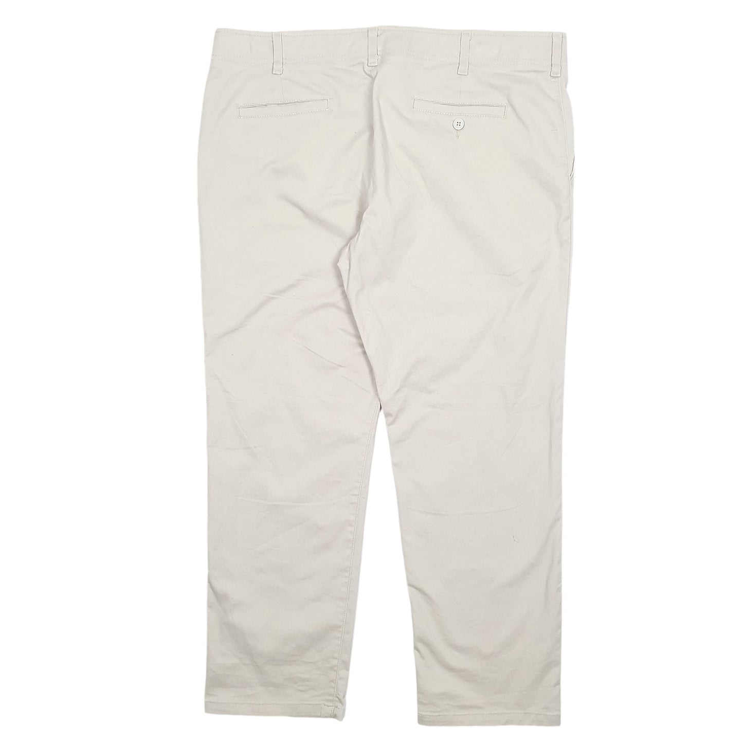 Mens Cream Lee  Chino Trousers