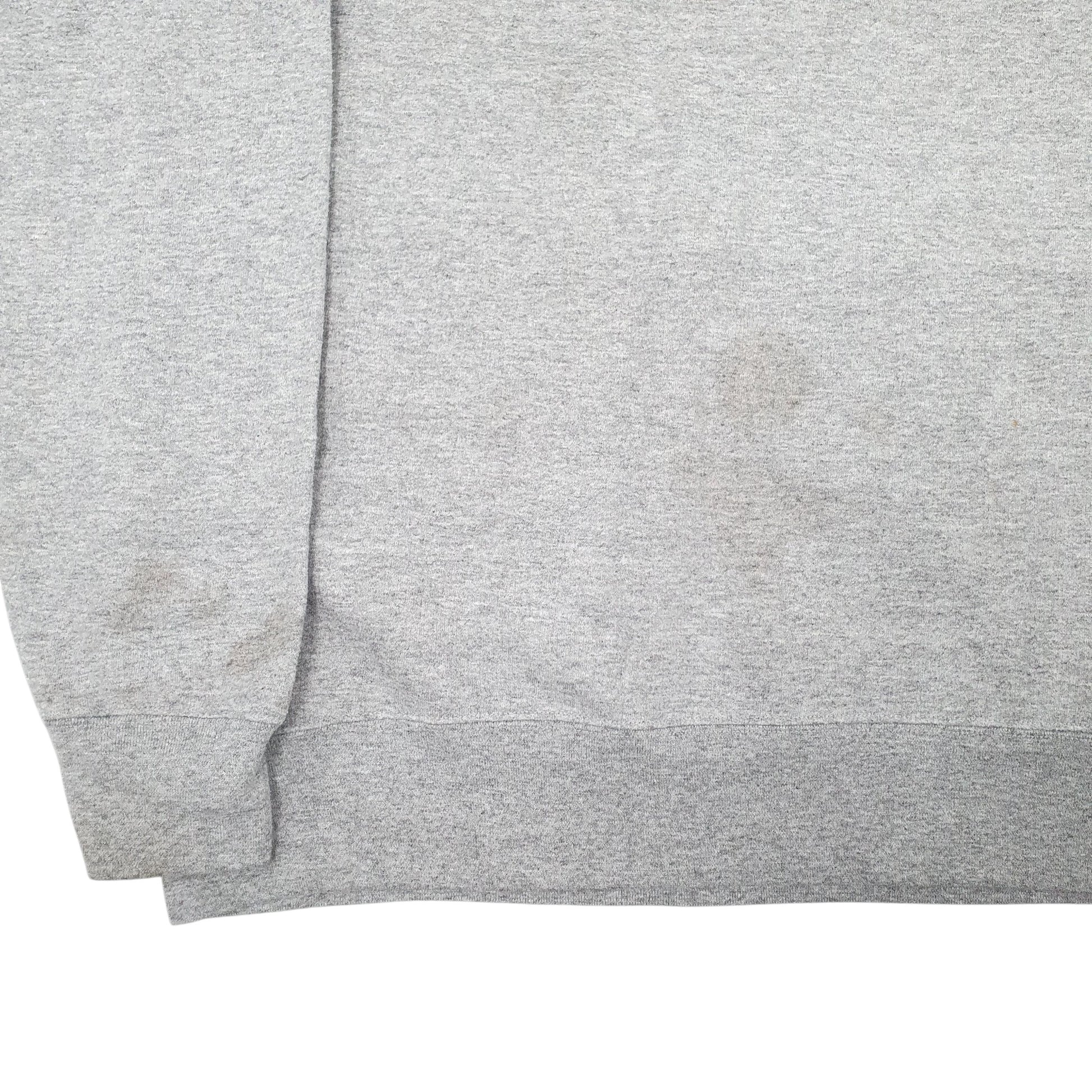 Mens Grey Champion Cornell University Quarter Zip Jumper