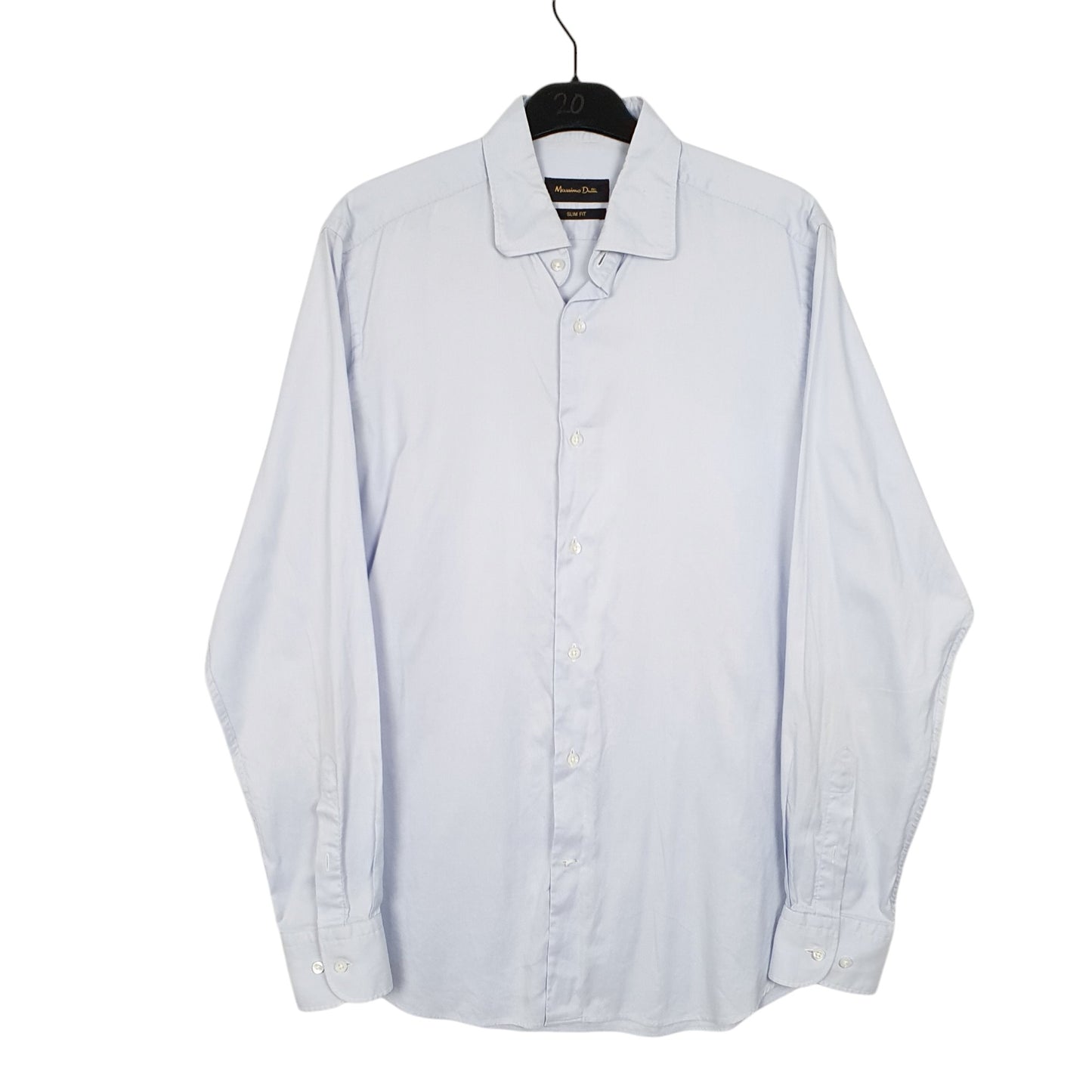 Mens Blue Massimo Dutti  Long Sleeve Shirt