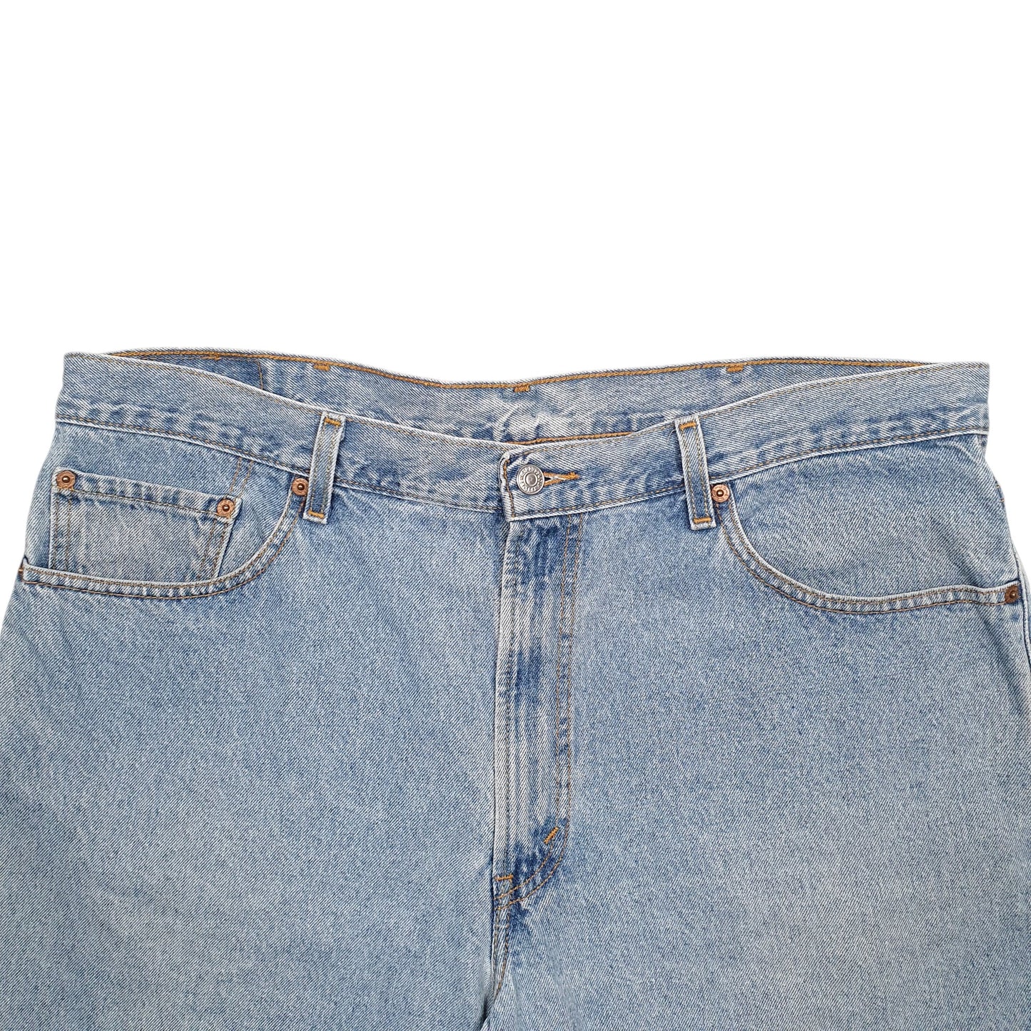 Mens Blue Levis Denim Jeans Jorts Denim Shorts