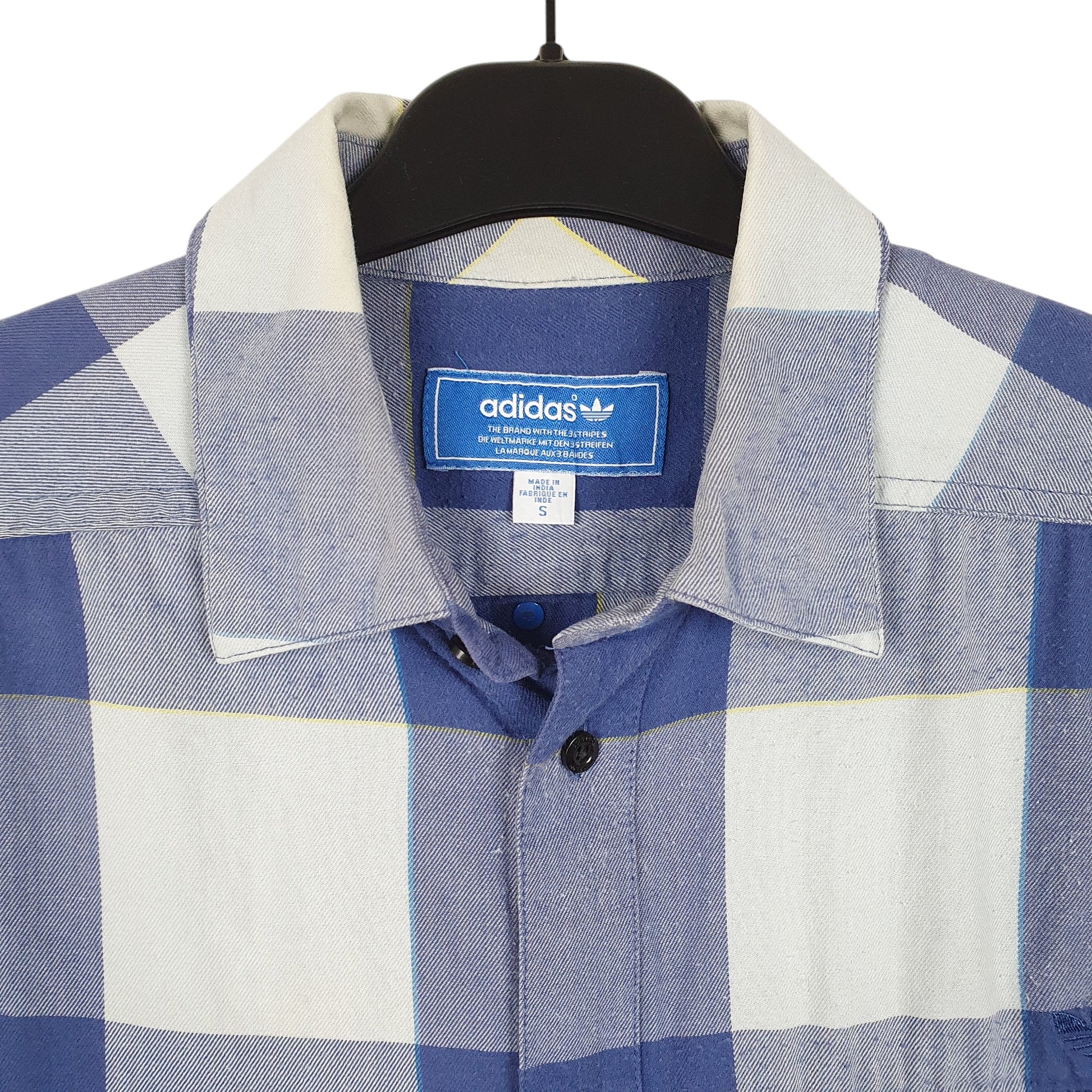 Mens Blue Adidas  Long Sleeve Shirt