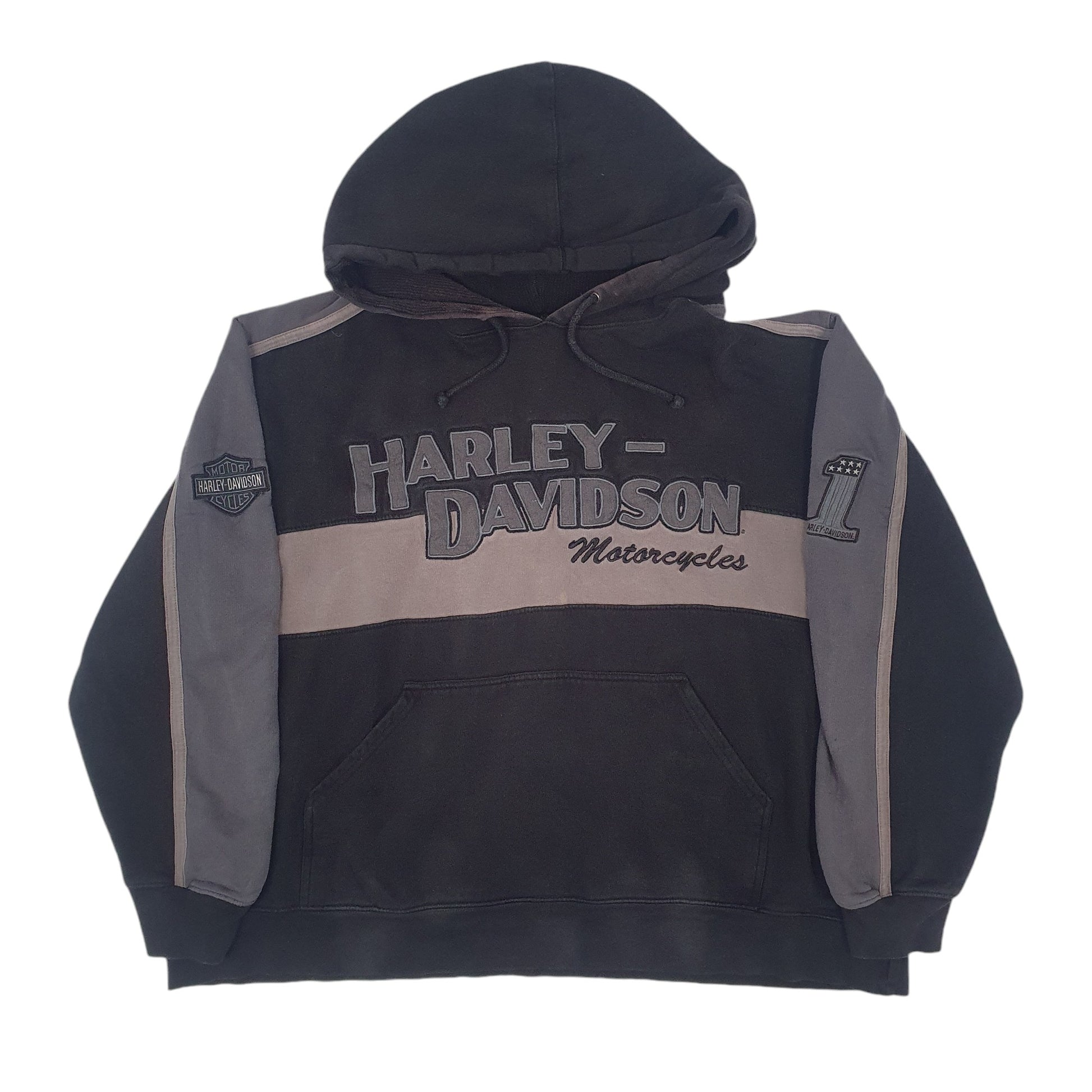 Mens Black Harley Davidson  Hoodie Jumper