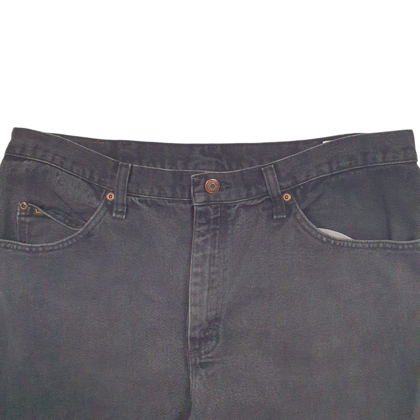 Mens Black Lee  Casual JeansW38 L32