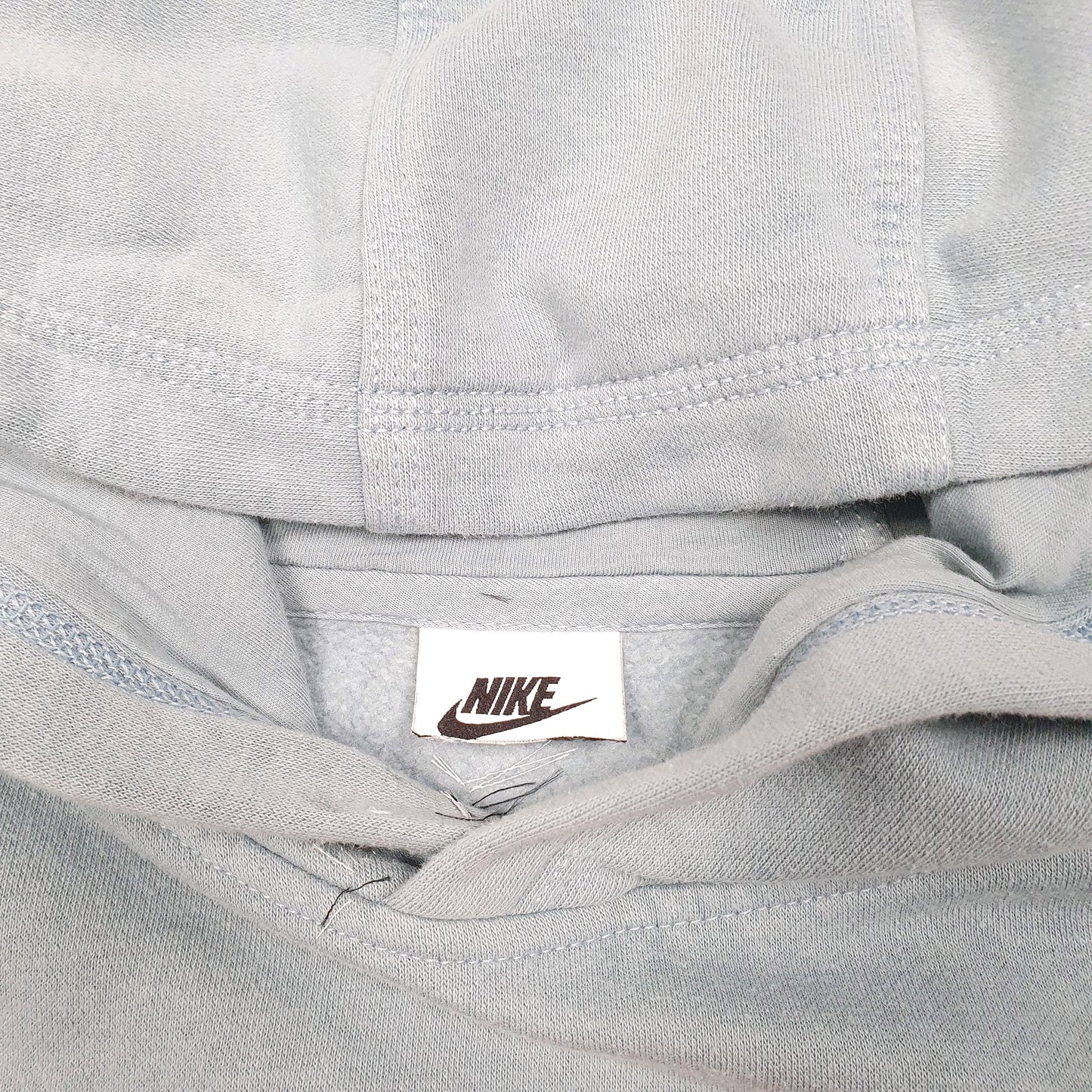 Womens Blue Nike Swoosh Hoodie Jumper