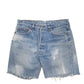 Womens Blue Levis 501 Denim Jorts Denim Shorts