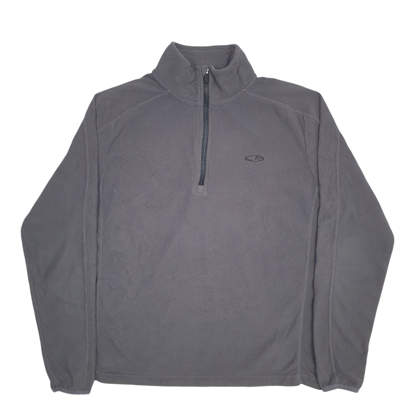Womens Grey Champion  Quarter Zip Jumper