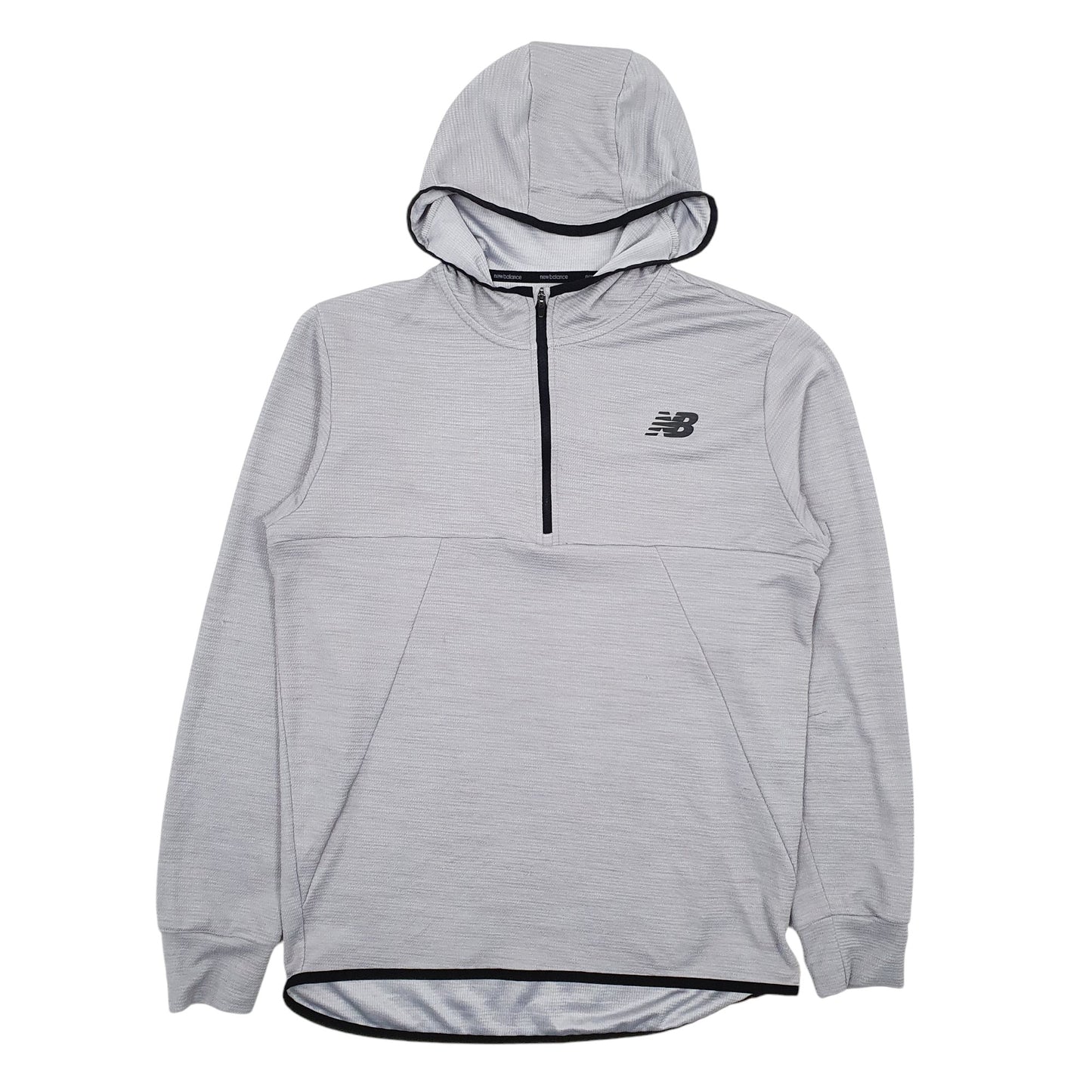 Mens Grey New Balance  Quarter Zip Coat