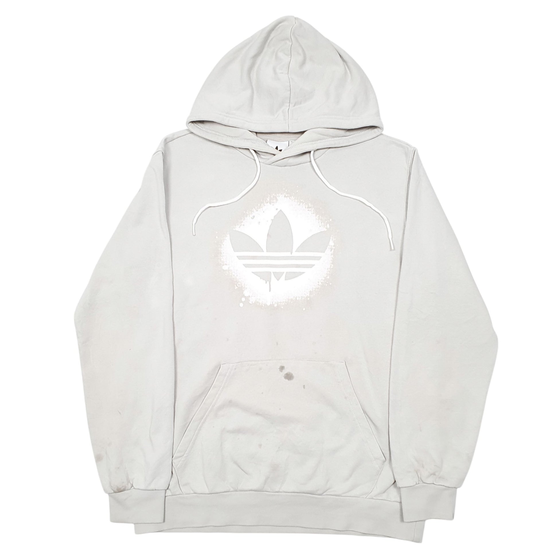 Mens Grey Adidas  Hoodie Jumper