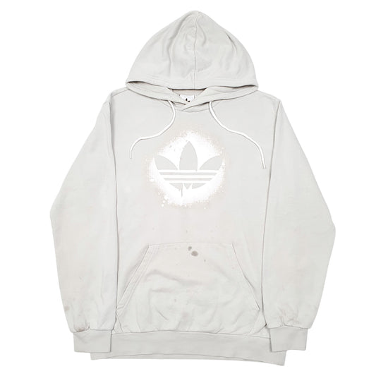Mens Grey Adidas  Hoodie Jumper