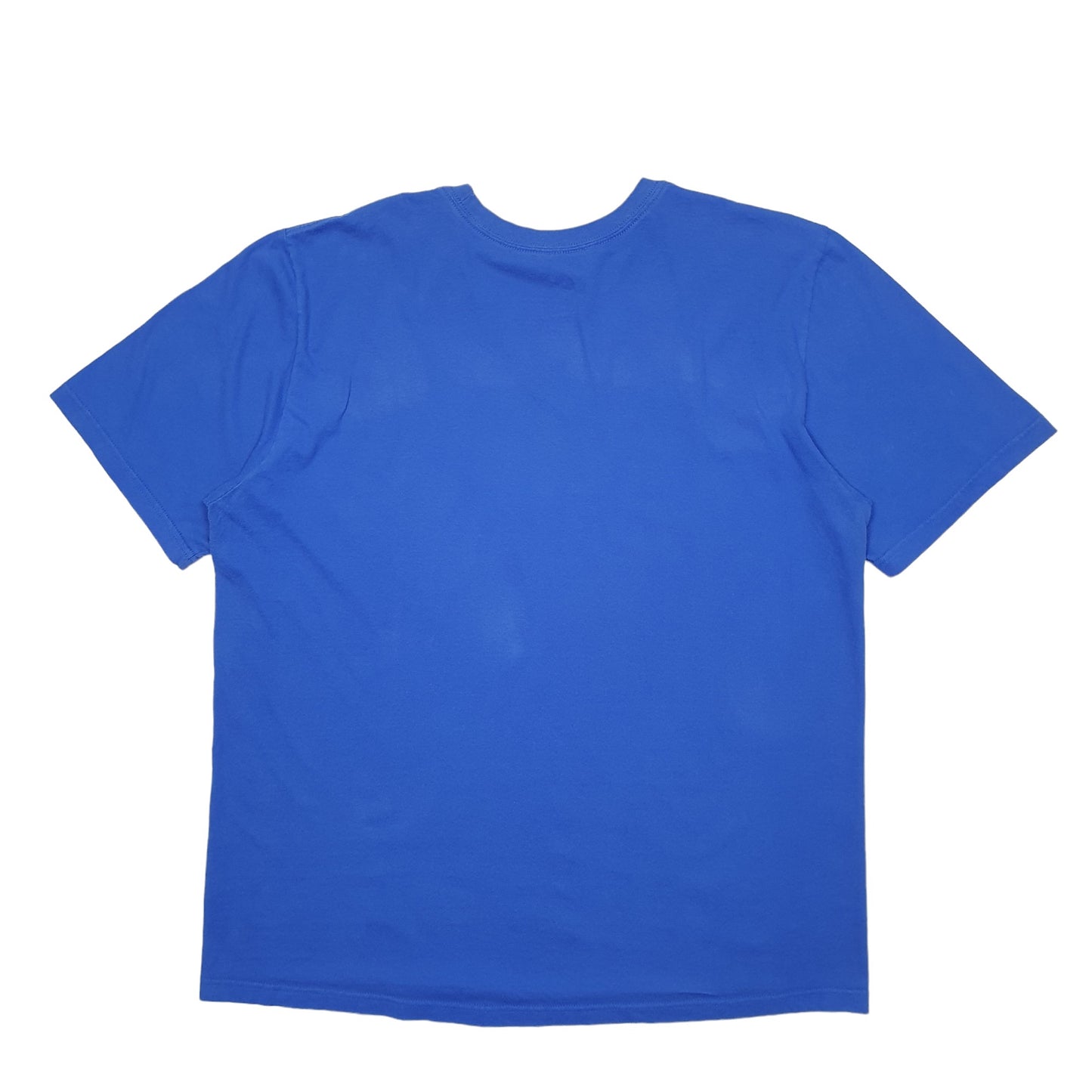 Mens Blue Nike Spellout Short Sleeve T Shirt