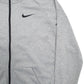 Mens Grey Nike Dri-Fit Active Wear Full Zip Jumper