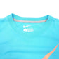 Mens Turquoise Nike Lacrosse Swoosh Short Sleeve T Shirt