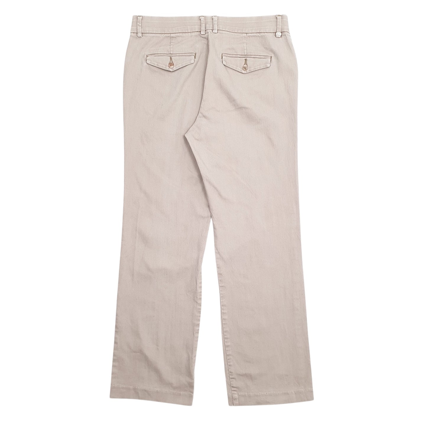 Womens Khaki Lee No Gap Waistband Formal Trousers