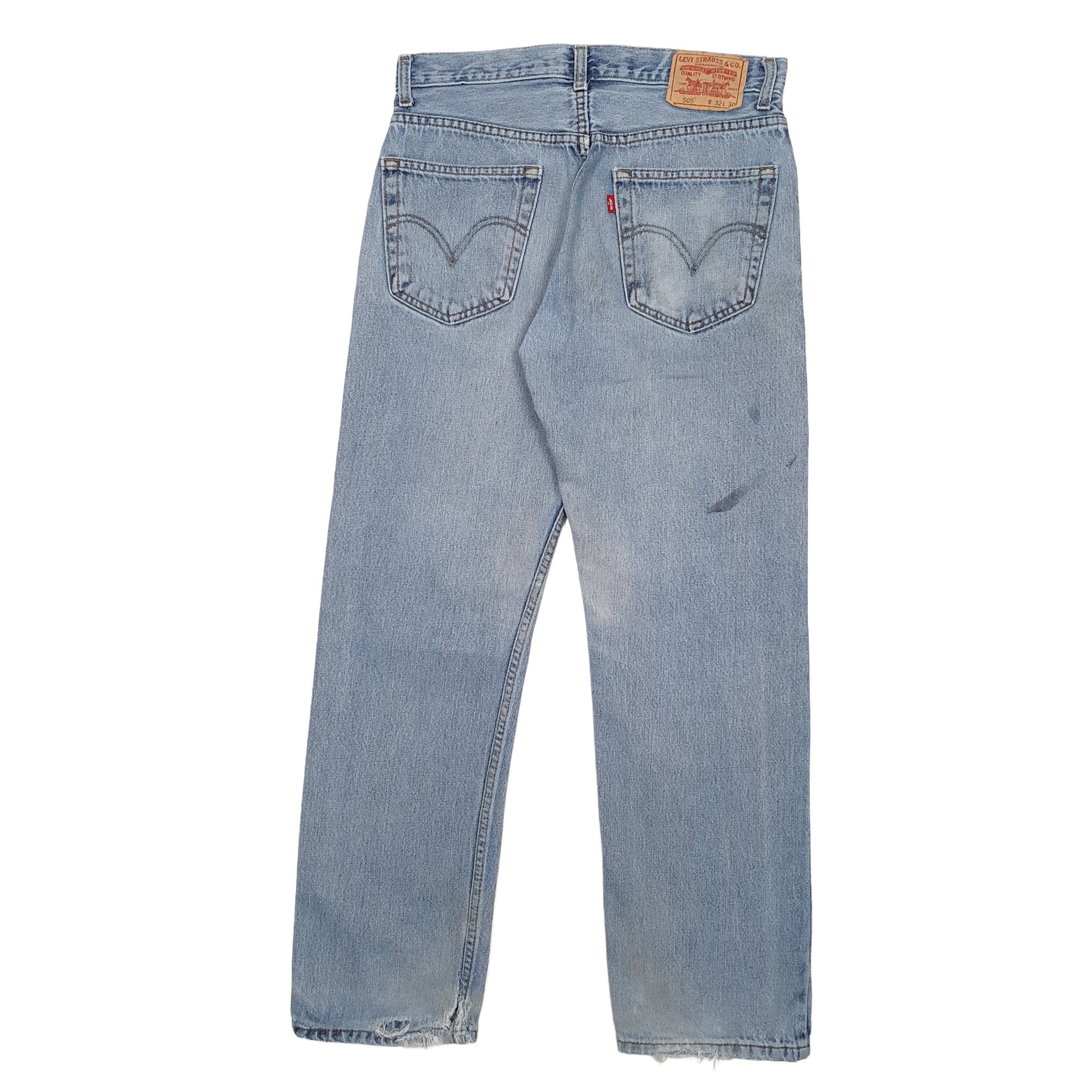 Mens Blue Levis  505 JeansW32 L30