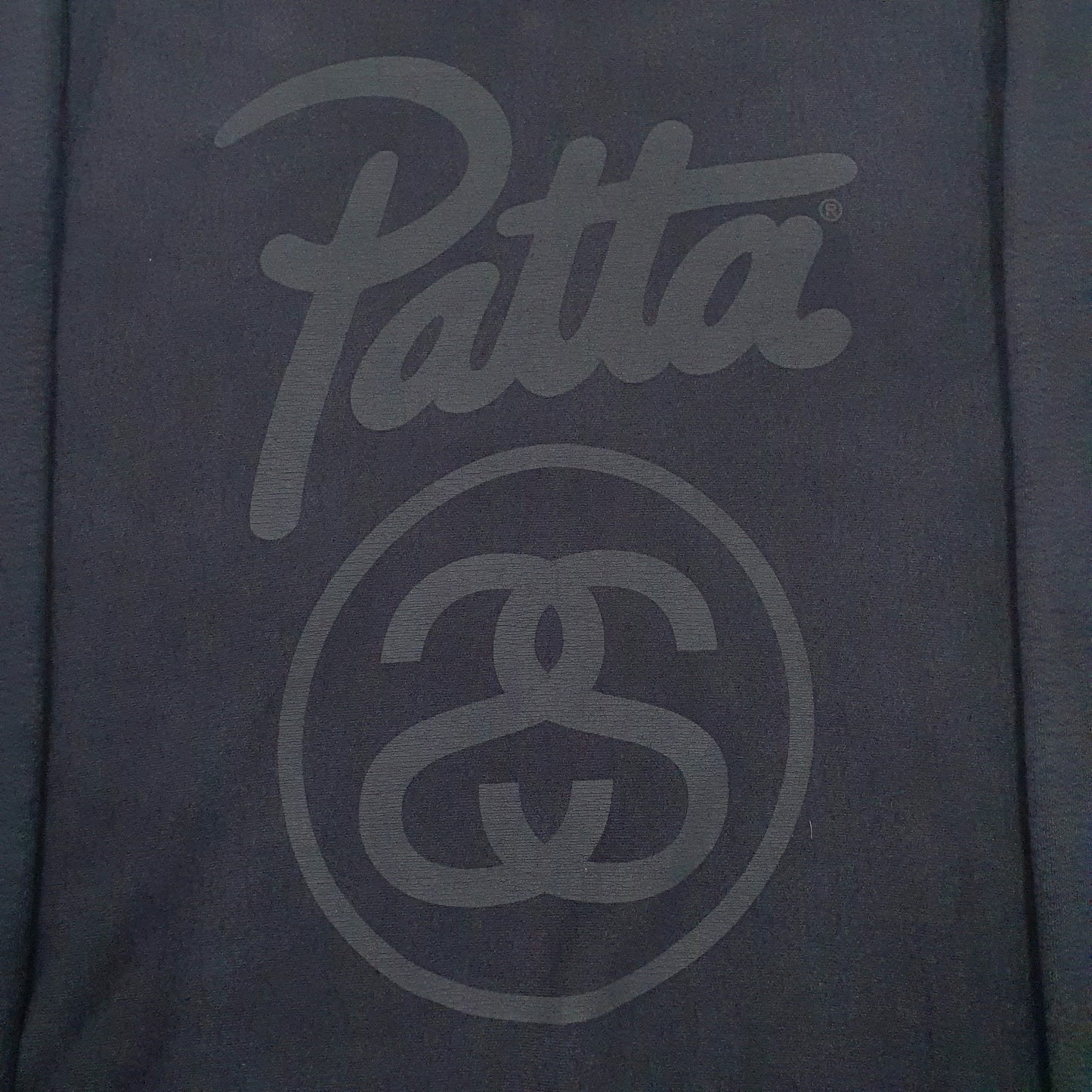 Mens Black Stussy Patta Collab Crewneck Jumper