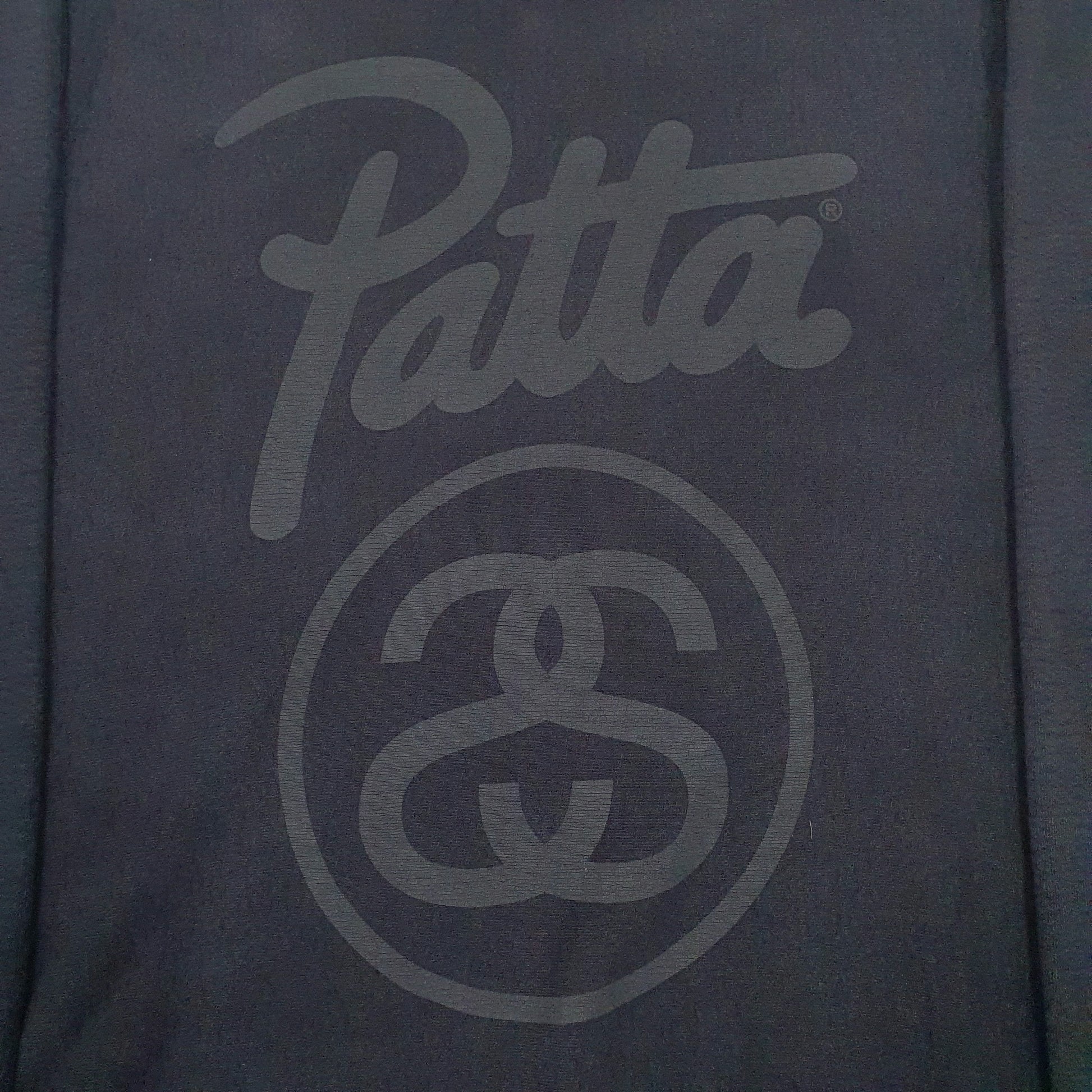 Mens Black Stussy Patta Collab Crewneck Jumper