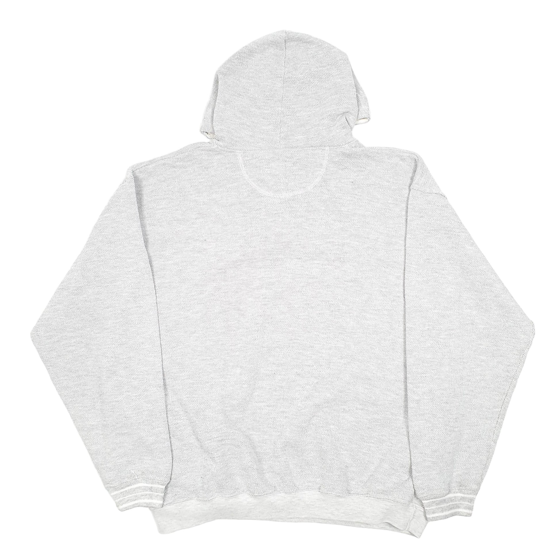 Mens Grey Gear For Sports Vintage University Of Missouri Tigers American Football 1993 Waffle Hoodie Jumper