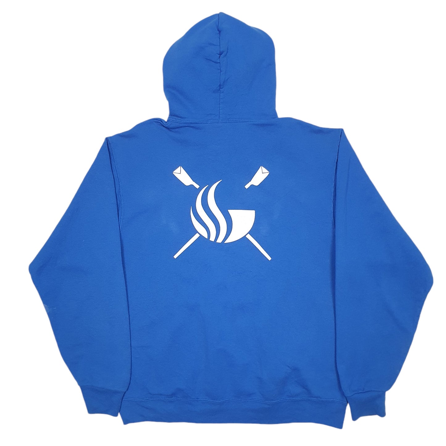 Mens Blue Jerzees Georgia State Hoodie Jumper