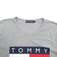Mens Grey Tommy Hilfiger Spellout Short Sleeve T Shirt