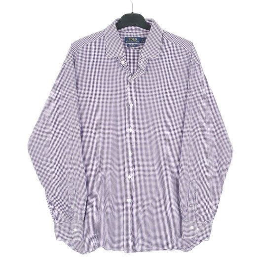 Mens Purple Polo Ralph Lauren  Long Sleeve Shirt