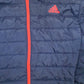 Mens Navy Adidas  Full Zip Coat