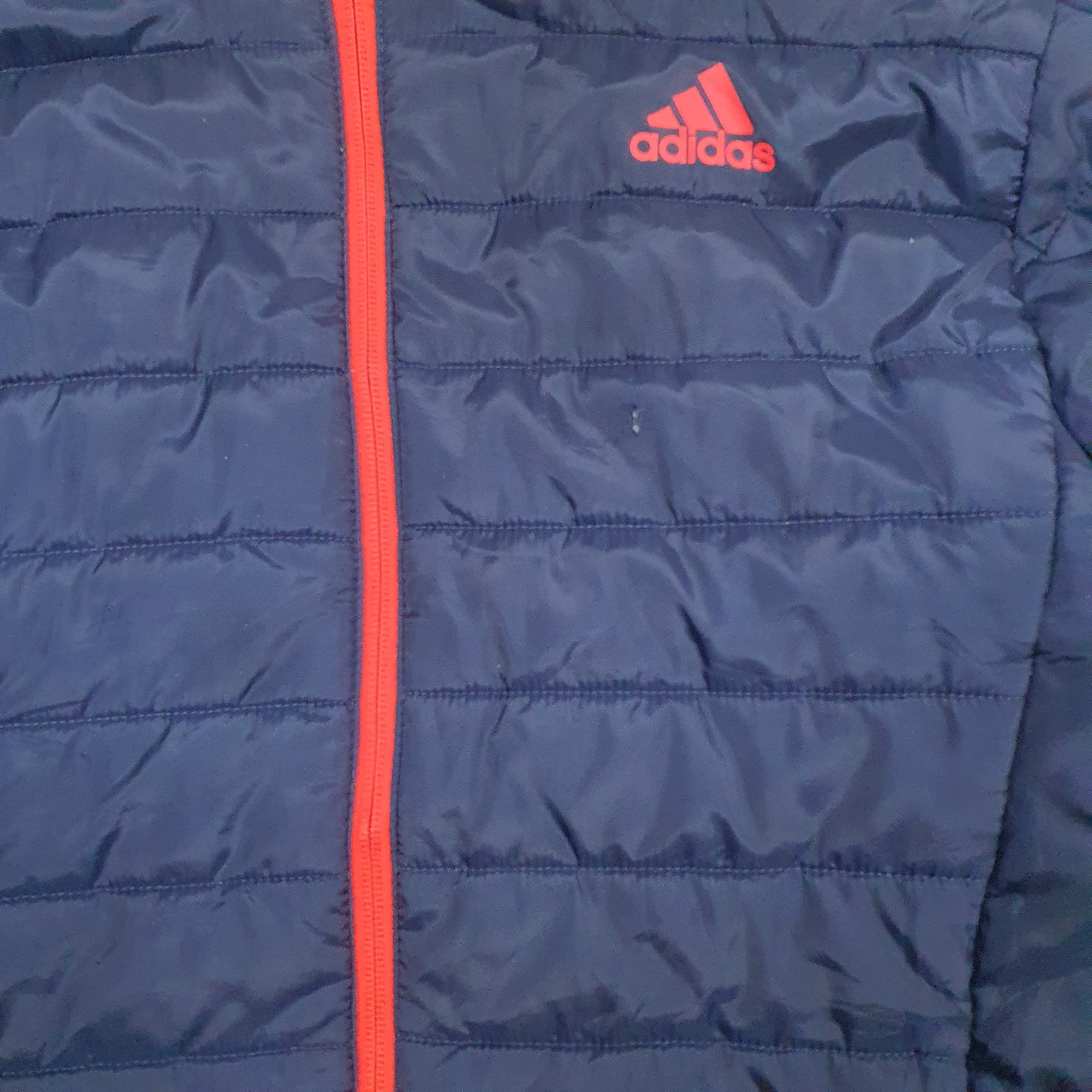 Mens Navy Adidas  Full Zip Coat