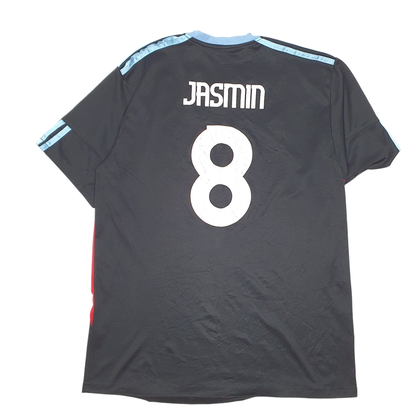 Mens Black Adidas Football Active Short Sleeve T Shirt