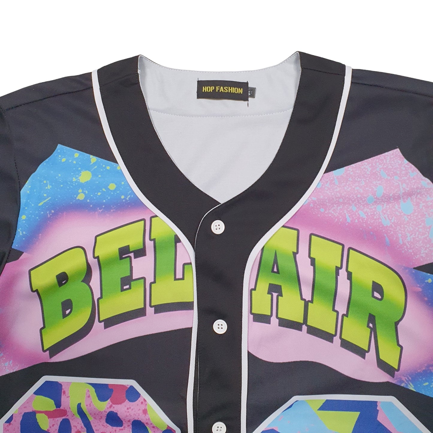 Mens Black Hop Fashion Bel Air Fresh Prince Will Smith USA Short Sleeve T Shirt