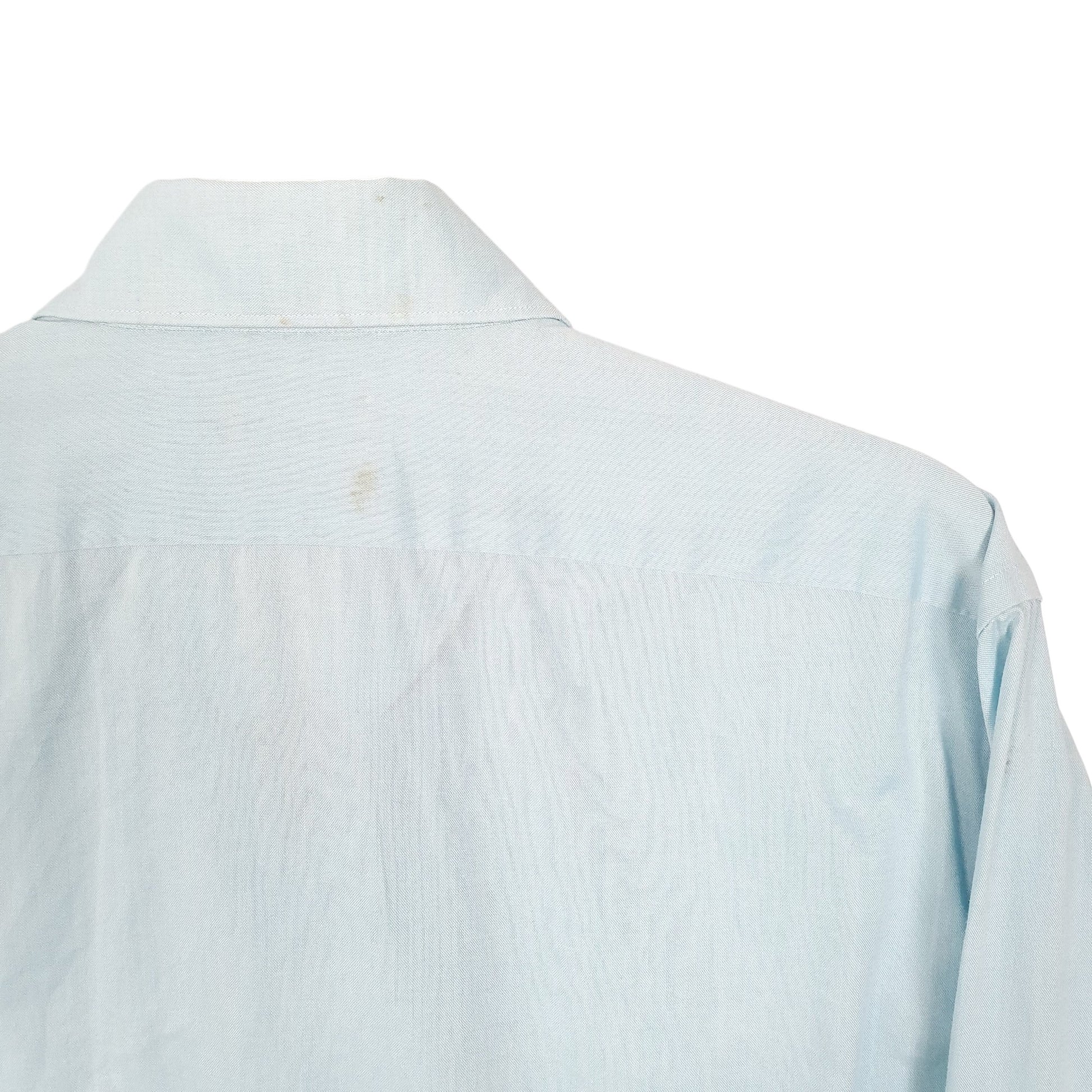 Mens Blue Tommy Hilfiger Fitted Long Sleeve Shirt