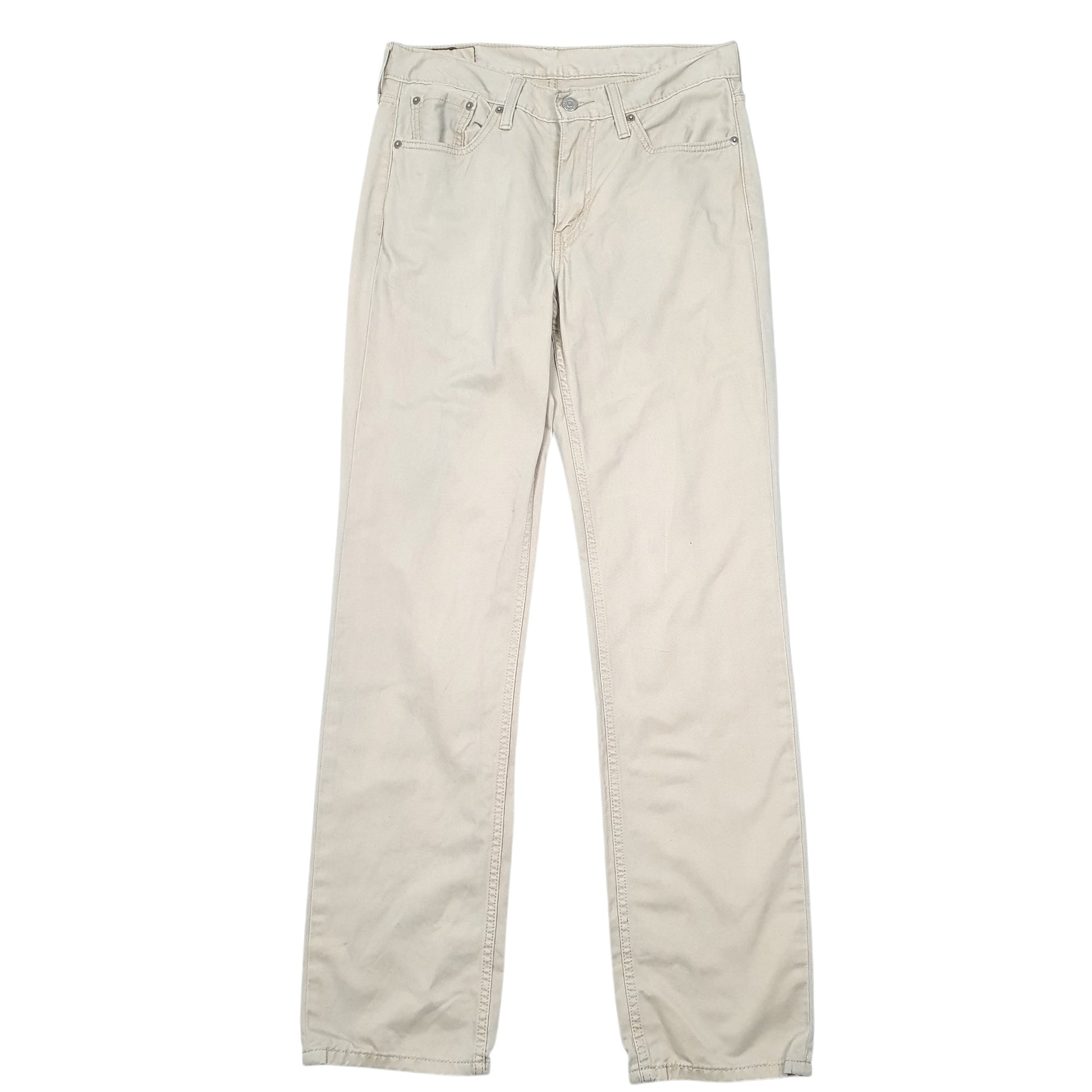 Mens Beige Levis 514 Chino Trousers