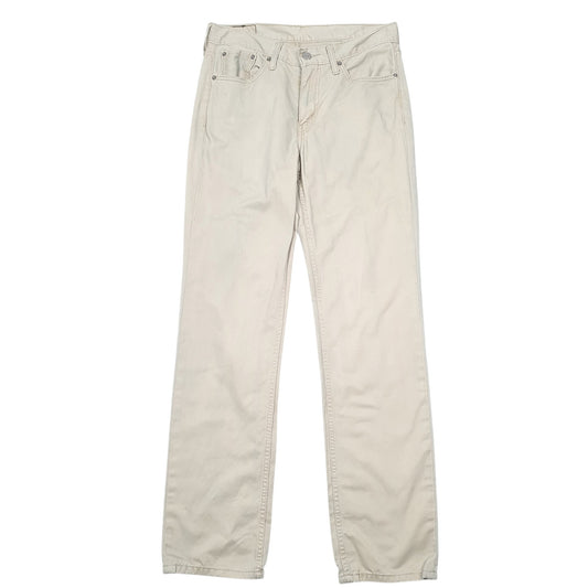 Mens Beige Levis 514 Chino Trousers