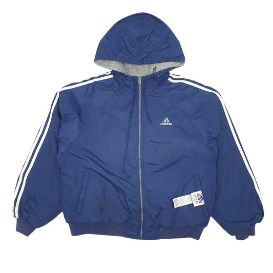 Womens Blue Adidas Coat