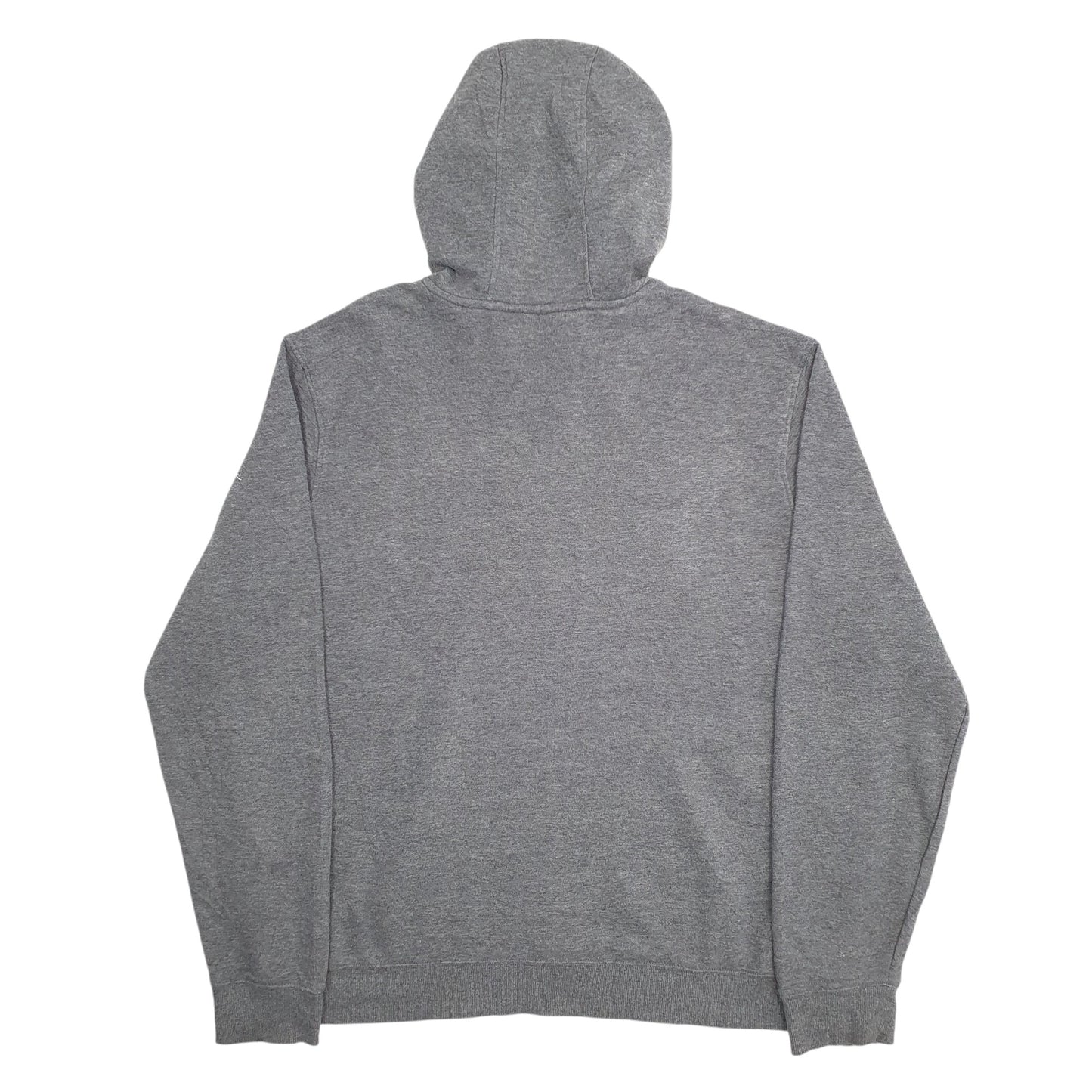 Mens Grey Fila Spellout Hoodie Jumper