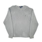 Mens Grey Polo Ralph Lauren Knitwear Crewneck Jumper