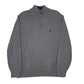 Mens Grey Nautica Knitwear Quarter Zip Jumper