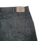 Mens Black Wrangler Denim Jeans Jorts Relaxed Baggy Denim Shorts