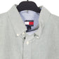 Mens Green Tommy Hilfiger Oxford Long Sleeve Shirt