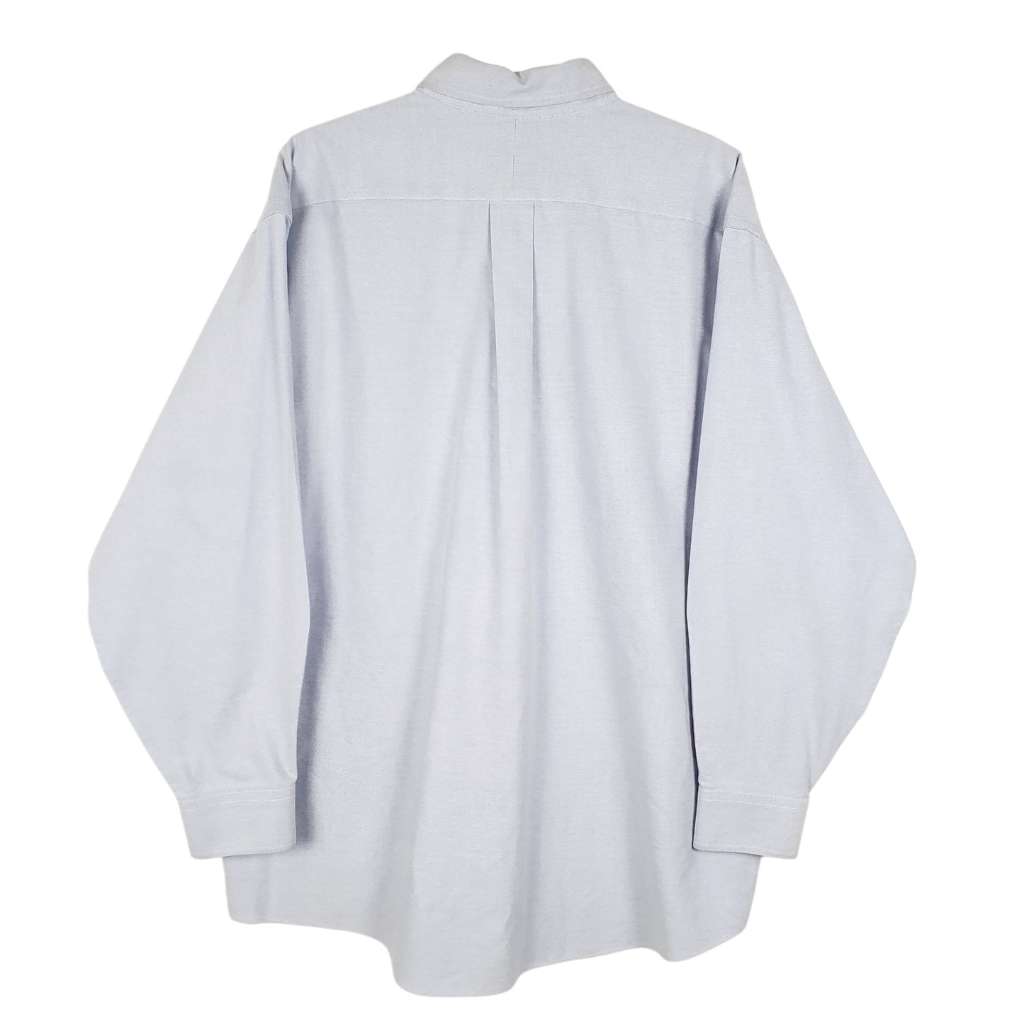 Mens Blue L.L.Bean Oxford Long Sleeve Shirt