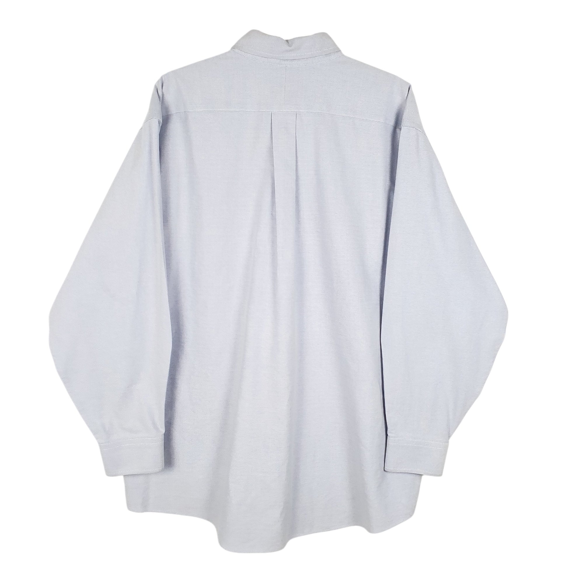 Mens Blue L.L.Bean Oxford Long Sleeve Shirt