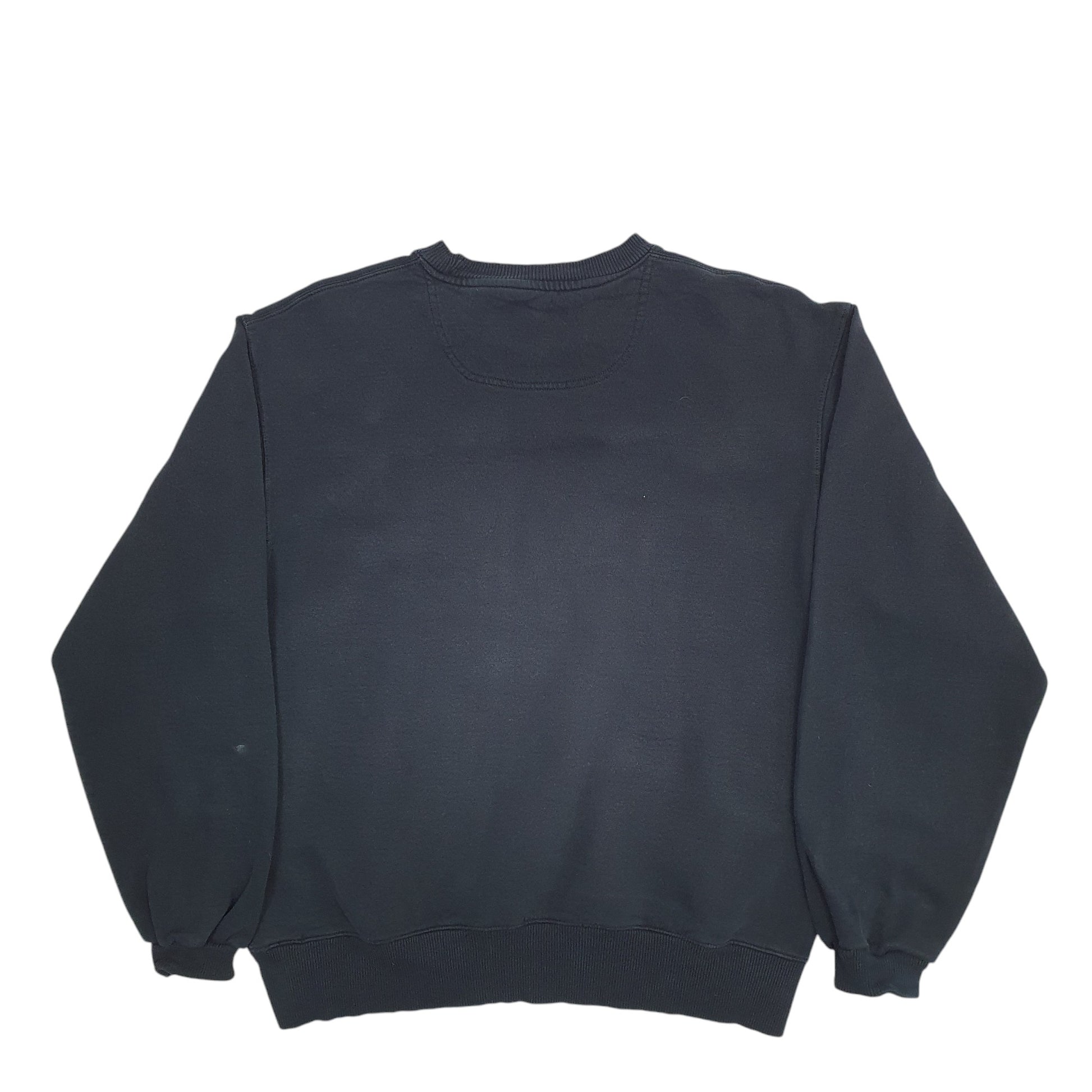 Mens Black Champion  Crewneck Jumper