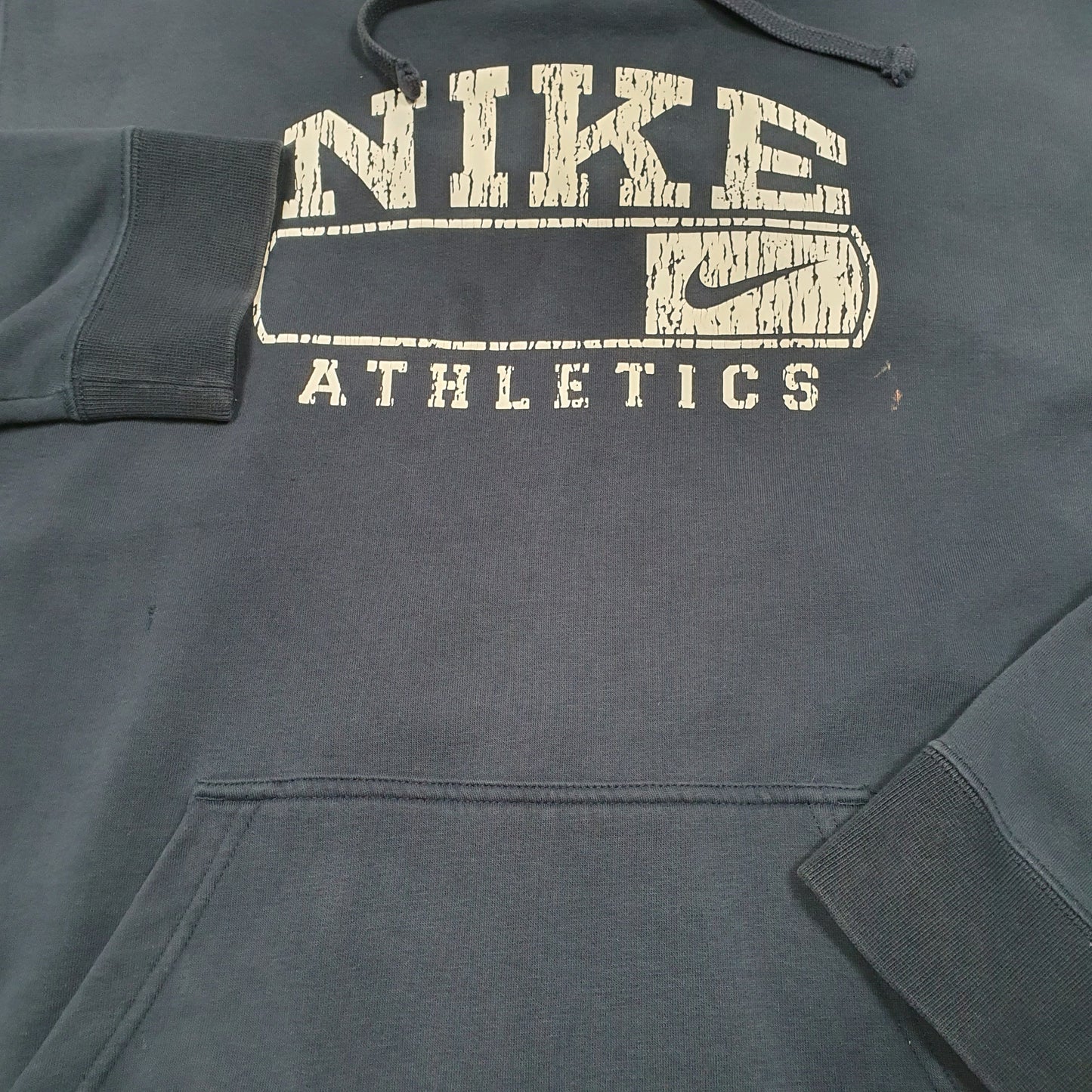 Mens Navy Nike Athletics Spellout Hoodie Jumper