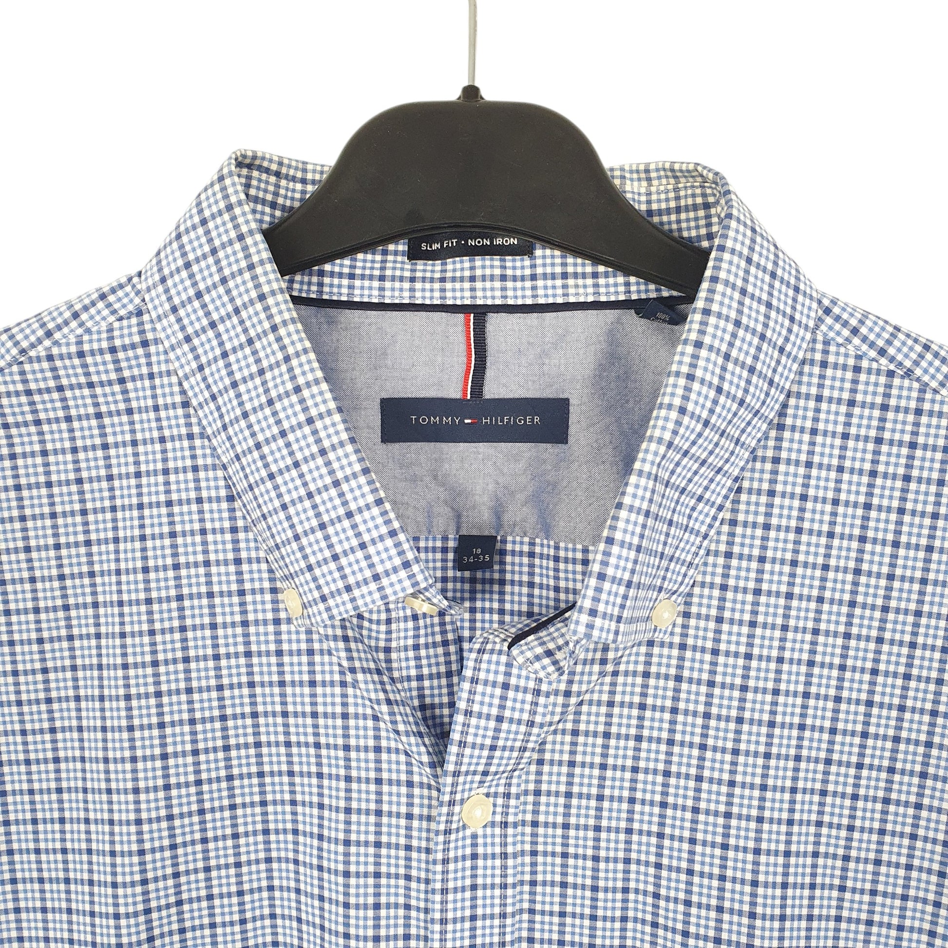 Mens Blue Tommy Hilfiger  Long Sleeve Shirt