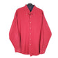 Mens Red Tommy Hilfiger  Long Sleeve Shirt