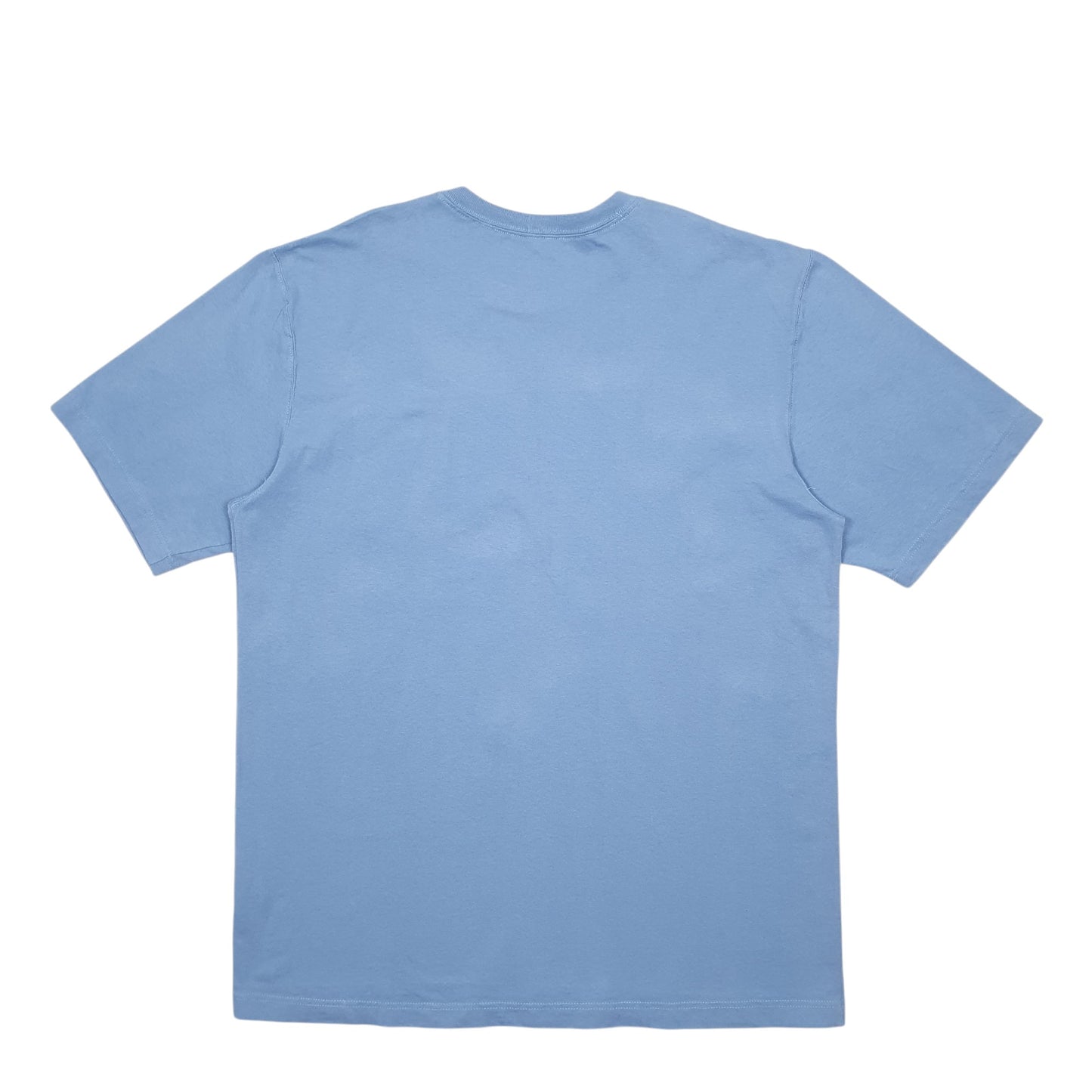 Mens Blue Carhartt Pocket Short Sleeve T Shirt