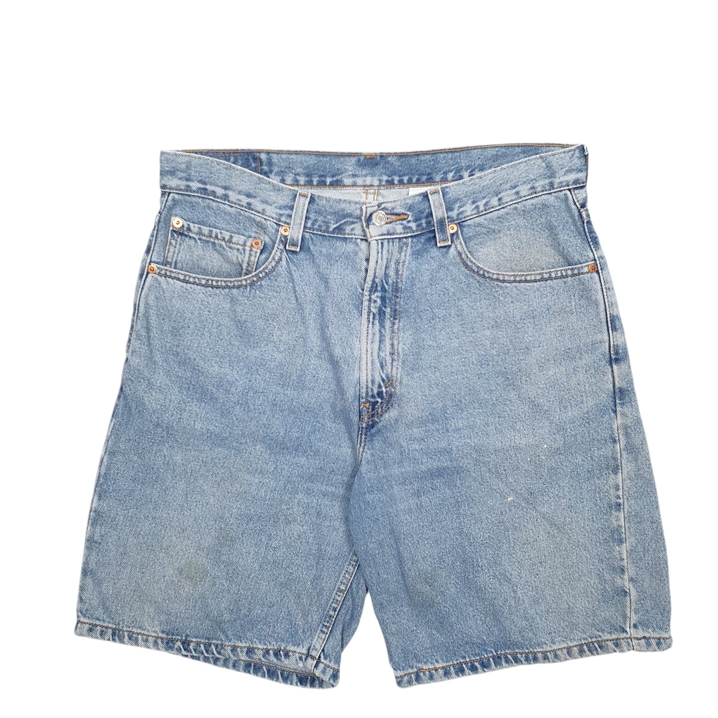 Mens Blue Levis Denim Jeans Jorts Denim Shorts