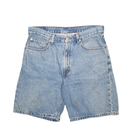 Mens Blue Levis Denim Jeans Jorts Denim Shorts
