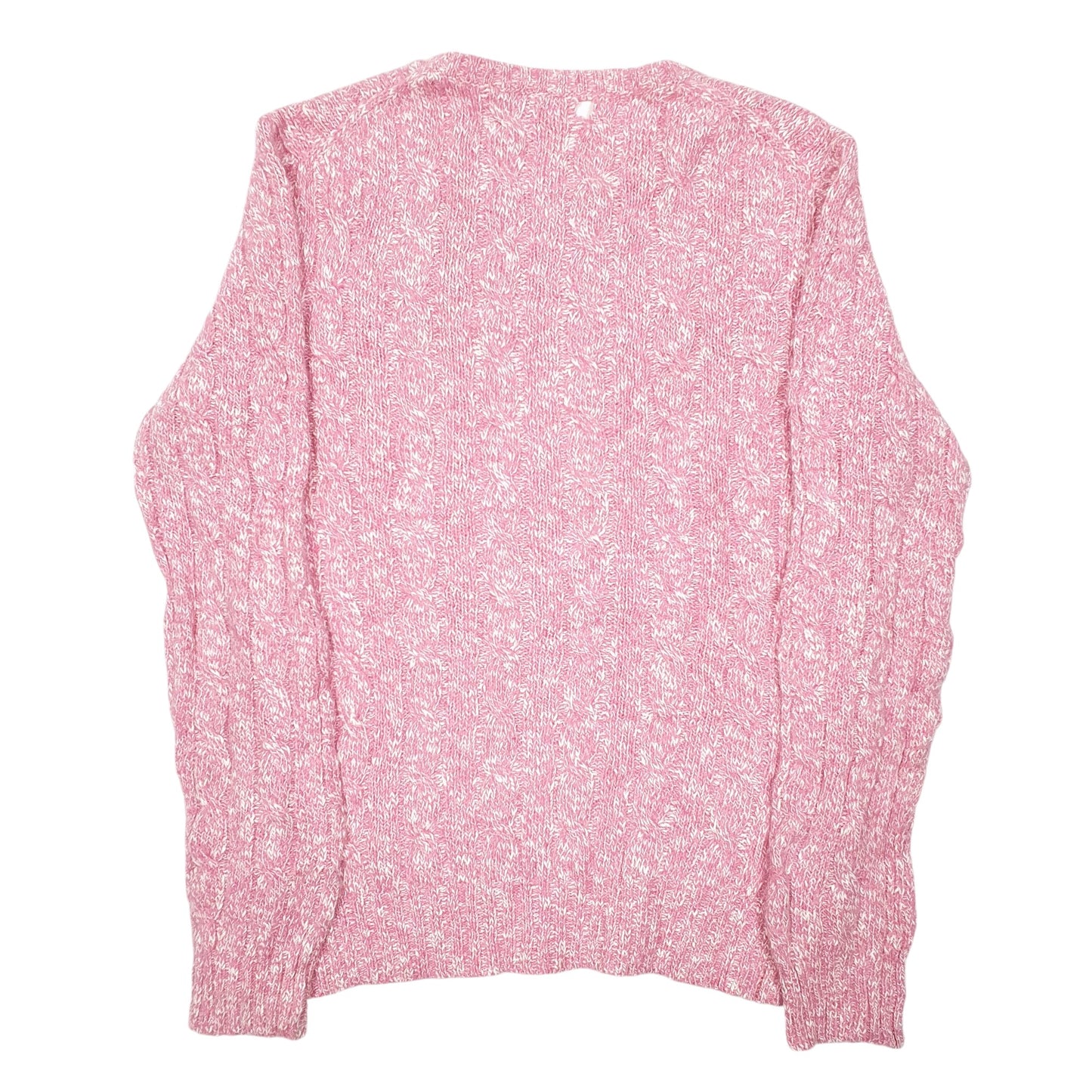 Womens Pink Polo Ralph Lauren Cable Knit Crewneck Jumper