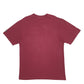 Mens Burgundy Dickies Pocket Short Sleeve T Shirt