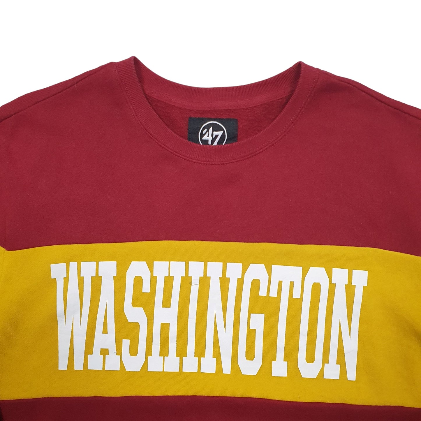 Mens Burgundy 47 Washington Football Crewneck Jumper